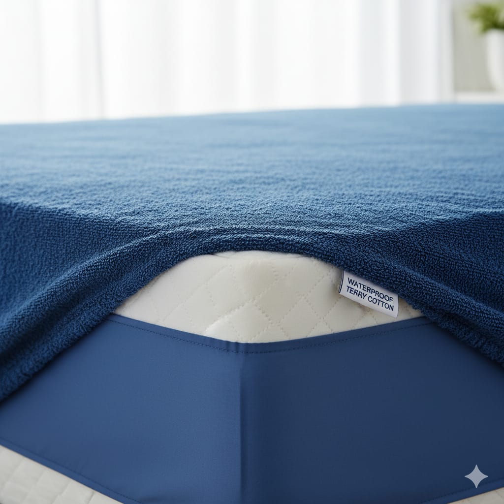 Waterproof, Soft & Breathable Fitted Bed Cover