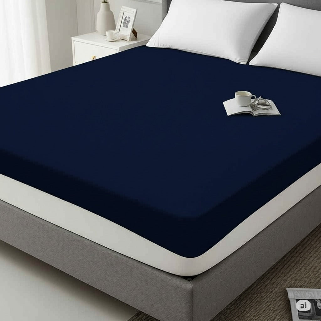 Waterproof, Soft & Breathable Fitted Bed Cover