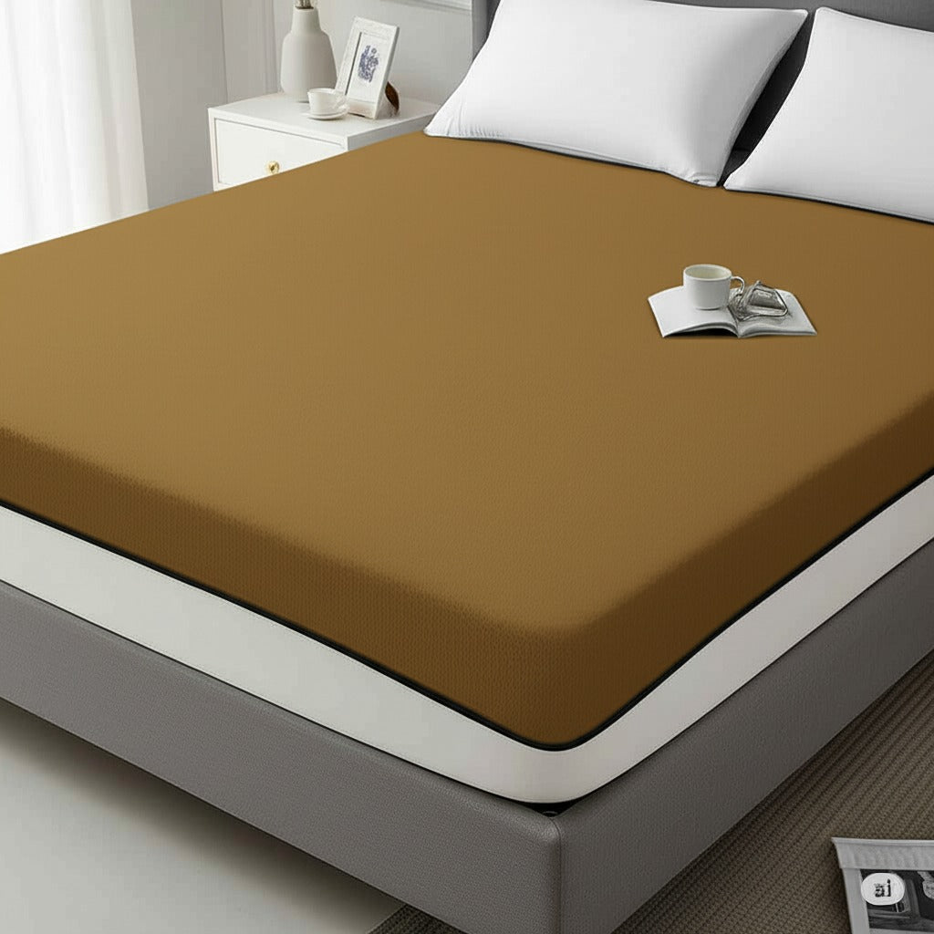 Waterproof, Soft & Breathable Fitted Bed Cover